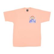 Obey Sol Heavyweight Tee Persika Parfait Pink, Herr