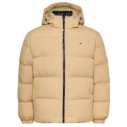 Tommy Jeans Essential Down Puffer Beige Jacka Yellow, Herr