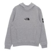 The North Face Ljusgrå Hoodie med Känguruficka Gray, Herr