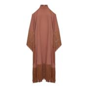 Taller Marmo Fringes Divina Kaftan Klänning Orange, Dam