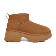 UGG Chunky Platform Stövlar Brown, Dam