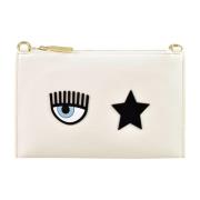 Chiara Ferragni Collection Stilig PU Handväska White, Dam