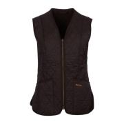 Barbour Brun Fleece Betty Liner Jacka Brown, Dam