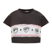 Chiara Ferragni Collection Maxi Logo T-shirt Multicolor, Dam