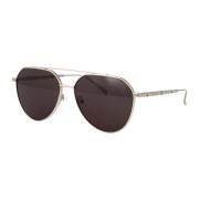 Alexander McQueen Stiliga solglasögon Am0478S Gray, Herr