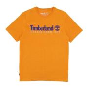 Timberland Vintage Logo Tee Mörk Cheddar Orange, Herr