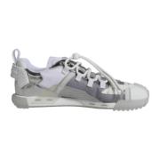 Dolce & Gabbana Vit Silver NS1 Sneakers Gummisula White, Herr