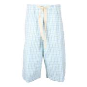 Semicouture Elegant Pantalone i Acetat-Polyester Blandning Blue, Dam