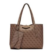 Guess Eco Brenton Tote Vår/Sommar Kollektion Brown, Dam