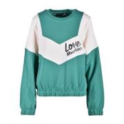 Love Moschino Himmelsblå Sweatshirt för Kvinnor Green, Dam