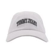 Tommy Jeans Varsity Cap White, Dam