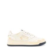 Autry Vintage Låga Sneakers i Vit White, Dam