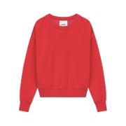 Isabel Marant Röd Shad Sweatshirt Red, Dam