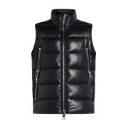 Michael Kors Svart Nylon Puffer Vest Black, Herr