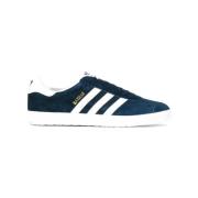 Adidas Blå Gazelle Sneakers Navy/Vit/Guld Blue, Herr