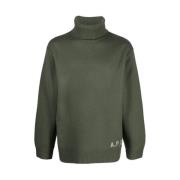 A.p.c. Mörkgrön Walter Turtlenecktröja Green, Herr