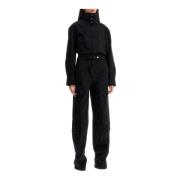 Andamane Aviator-inspirerad jumpsuit med åtta fickor Black, Dam