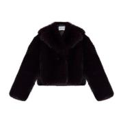 Stand Studio Shearling kappa Samara Purple, Dam