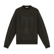 Fear Of God Tryckt sweatshirt Gray, Herr