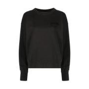 Isabel Marant Faded Black Sweatshirt Shad Black, Dam