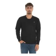 Gant V-ringad tröja, extra fin lammull Black, Herr