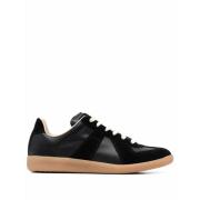 Maison Margiela Svarta Replica Låga Sneakers Black, Dam