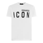 Dsquared2 Stor Icon T-shirt i vitt White, Herr