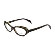 Alexander McQueen Gröna acetatramar med Havana urtavla Green, Dam