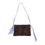 Jejia Läder Cow Pony Pouch Brown, Dam