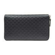 Gucci Herr Svart Läder Bifold Plånbok Black, Unisex