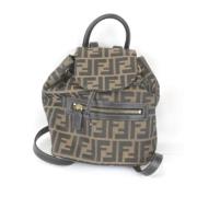 Fendi Vintage Pre-owned Canvas fendi-vskor Green, Dam