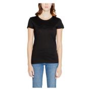 Armani Exchange Höst/Vinter Dam T-shirts Kollektion Black, Dam