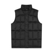 Lyle & Scott Jackor Quiltad Panel Gilet Black, Herr