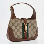 Gucci Vintage Pre-owned Canvas gucci-vskor Brown, Dam