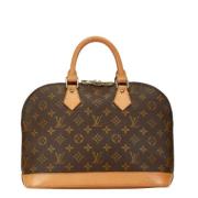 Louis Vuitton Vintage Pre-owned Canvas handvskor Brown, Dam