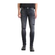 Antony Morato Svarta Tapered Jeans Ozzy Stil Black, Herr