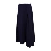 Aspesi Navy Skirt Ws04 G461 Blue, Dam