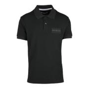 Bikkembergs Bomull Spandex Polo Skjorta Black, Herr