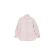 Acne Studios Denim Rosa Button-Up Skjorta Unisex Pink, Herr