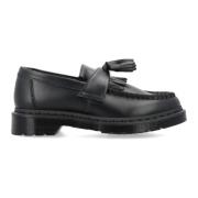 Dr. Martens Svarta Stängda Loafers med Fransdetalj Black, Herr