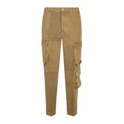 Nine In The Morning Slim-fit Hasselnöt Cargo Byxor Brown, Herr