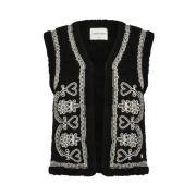 FABIENNE CHAPOT Tobi Gilet Black, Dam