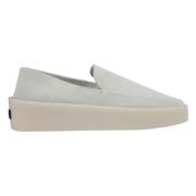 Fear Of God Suede Dove Grey Loafer Skor White, Herr