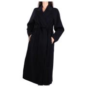 Max Mara Midnight Blue Mantel Coat Blue, Dam