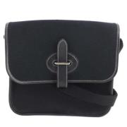 Hermès Vintage Pre-owned Canvas axelremsvskor Black, Dam