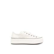 Valentino Garavani Iconographe Platform Sneakers Ivoire Logo Beige, Da...