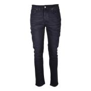 Haikure Bomull Elastan Jeans Black, Herr