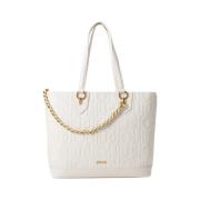 Liu Jo Ecs M Tote Väska Beige, Dam