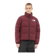 The North Face Broderad Nuptse Dunjacka Red, Herr