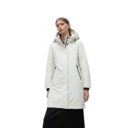 Ecoalf Glamour Ocean Coat White, Dam